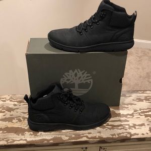 timberland boltero mid hiker black nubuck